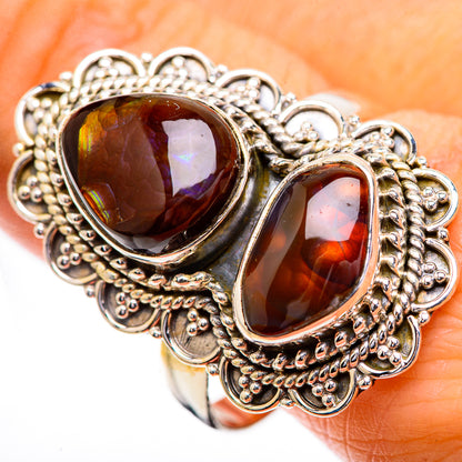 Large Mexican Fire Agate Ring Size 11.5 (925 Sterling Silver) RING135948