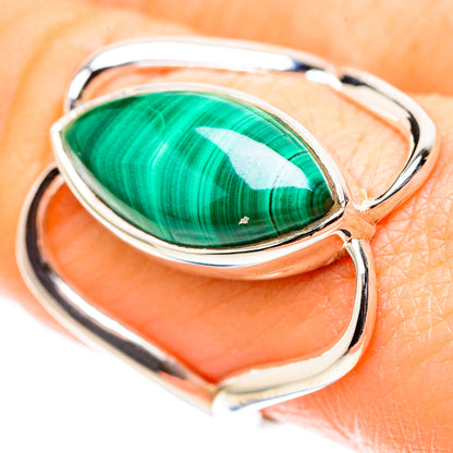 Malachite 925 Sterling Silver Ring Size 8.25 (925 Sterling Silver) RING137415
