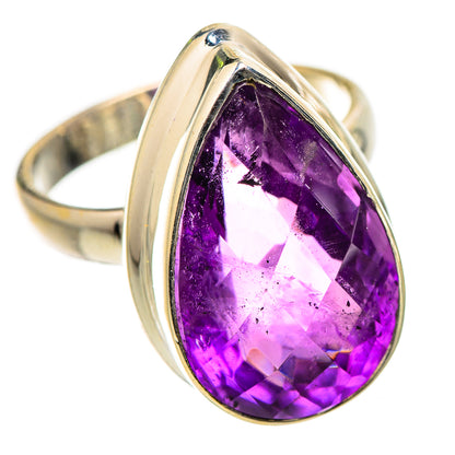 Faceted Amethyst Ring Size 7.25 (925 Sterling Silver) RING135485