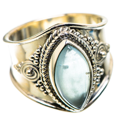 Natural Aquamarine Ring Size 7 (925 Sterling Silver) RING136028