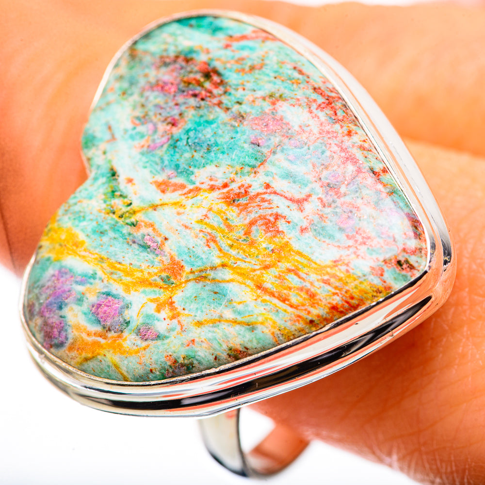 Large Ruby Fuchsite Ring Size 11.75 (925 Sterling Silver) RING135901