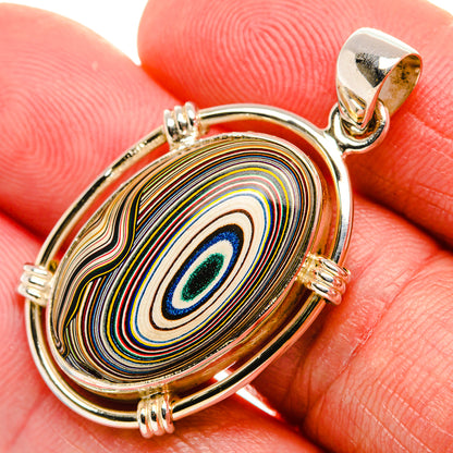 Fordrite 925 Sterling Silver Pendant 1 5/8" (925 Sterling Silver) PD37635