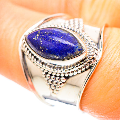 Lapis Lazuli 925 Sterling Silver Ring Size 7.25 (925 Sterling Silver) RING137205
