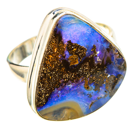 Boulder Opal Ring Size 8.75 (925 Sterling Silver) RING136726