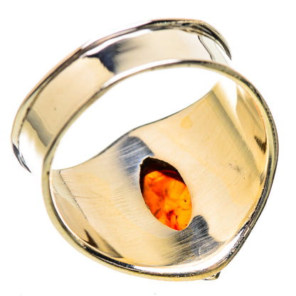 Baltic Amber Ring Size 8.25 (925 Sterling Silver) RING135243