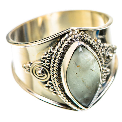 Natural Aquamarine Ring Size 9.25 (925 Sterling Silver) RING136040