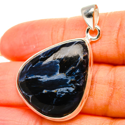 Pietersite Pendant 1 1/2"  (925 Sterling Silver) PD37227