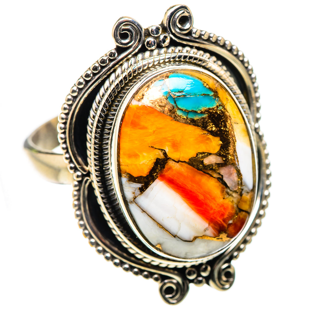 Ana Silver Co Spiny Oyster Turquoise Ring Size 10.75 (925 Sterling Silver)