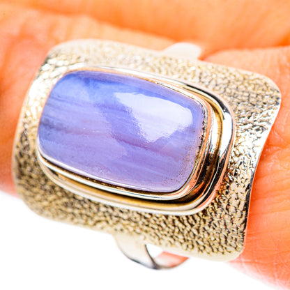 Blue Lace Agate 925 Sterling Silver Ring Size 11 (925 Sterling Silver) RING137633