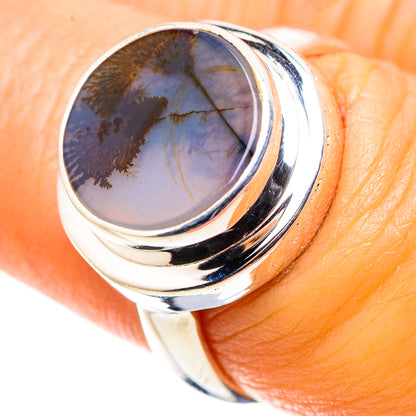 Scenic Dendritic Agate Ring Size 7 (925 Sterling Silver) RING134917