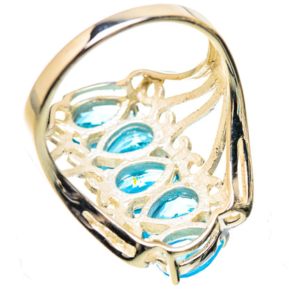 Blue Topaz 925 Sterling Silver Ring Size 9 Ana Co R135235