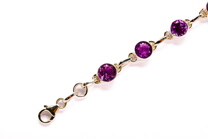 Amethyst Bracelets handcrafted by Ana Silver Co - BR876385