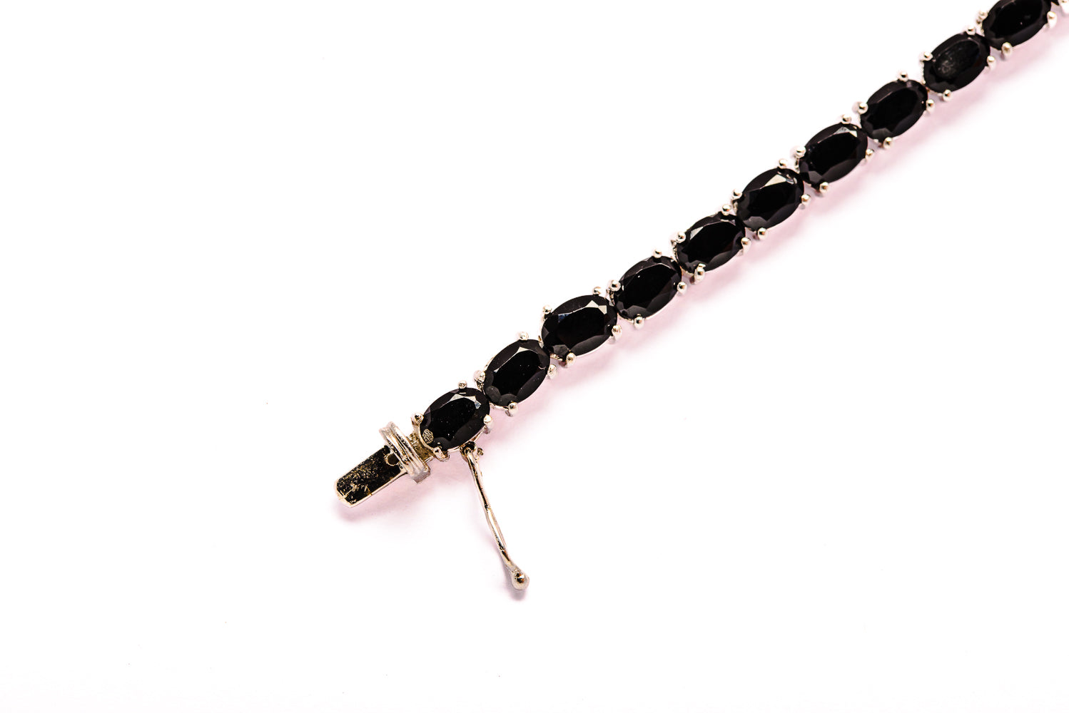 Black Onyx Bracelets handcrafted by Ana Silver Co - BR876387