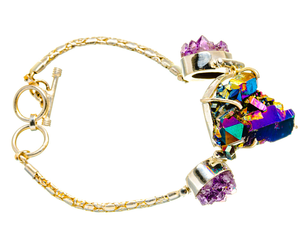 Titanium Sunshine Druzy Bracelets handcrafted by Ana Silver Co - BR900153 - Photo 3