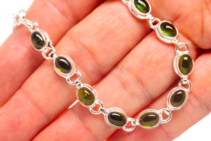Green Tourmaline Bracelets handcrafted by Ana Silver Co - BR876367