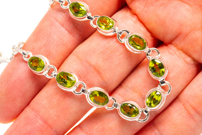 Peridot Bracelets handcrafted by Ana Silver Co - BR876369