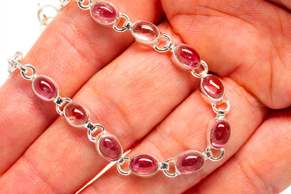 Pink Tourmaline Bracelets handcrafted by Ana Silver Co - BR876370