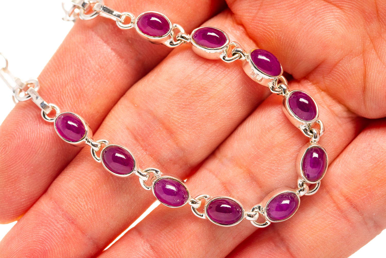 Ruby Bracelets handcrafted by Ana Silver Co - BR876371