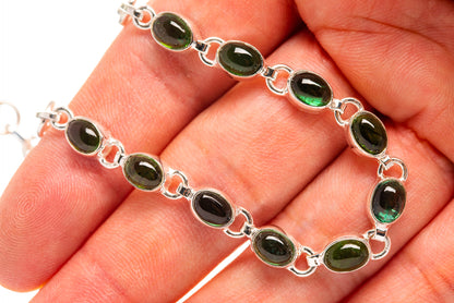 Green Tourmaline Bracelets handcrafted by Ana Silver Co - BR876374