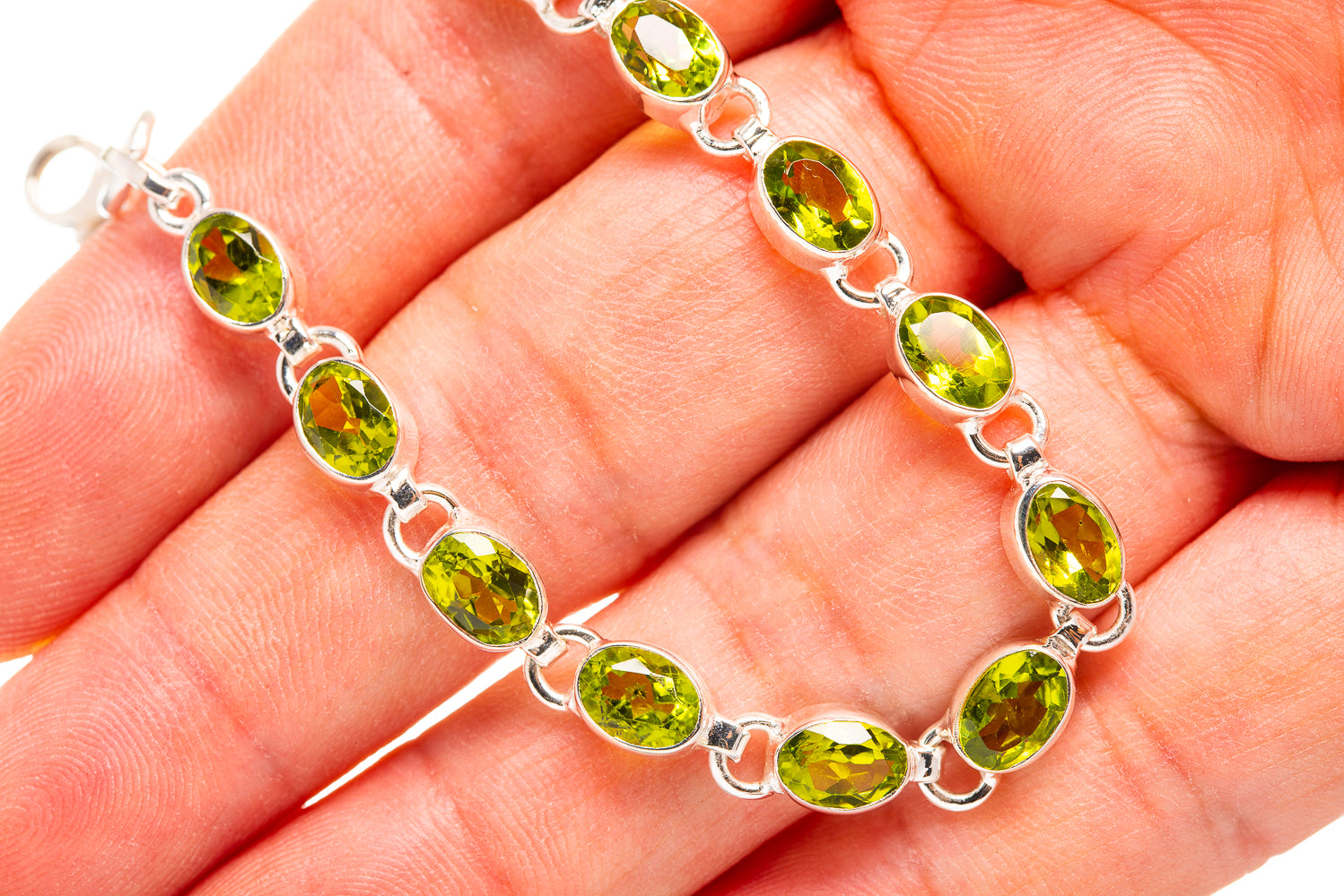Peridot Bracelets handcrafted by Ana Silver Co - BR876380