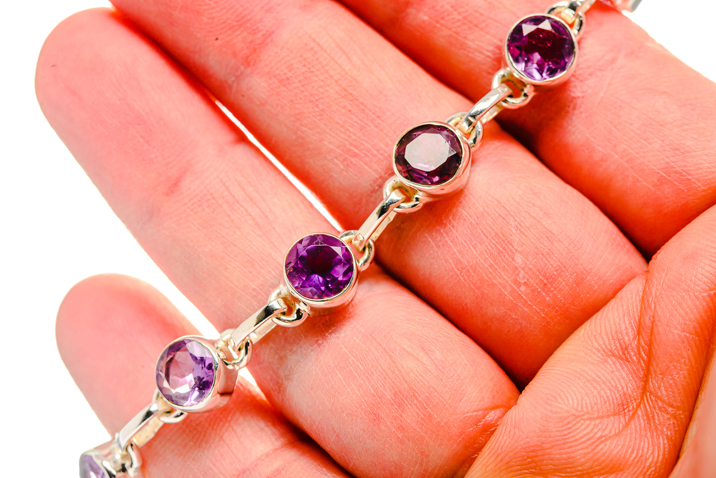 Amethyst Bracelets handcrafted by Ana Silver Co - BR876385