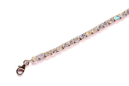 Rainbow Moonstone Bracelets handcrafted by Ana Silver Co - BR90023 - Photo 3