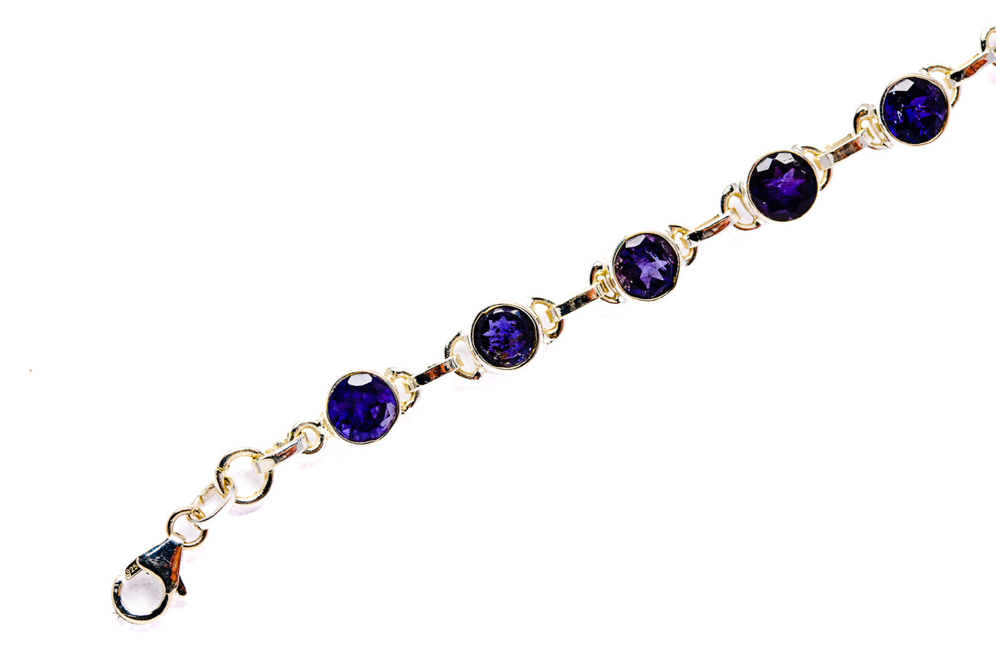 Tanzanite Bracelets handcrafted by Ana Silver Co - BR90034 - Photo 3