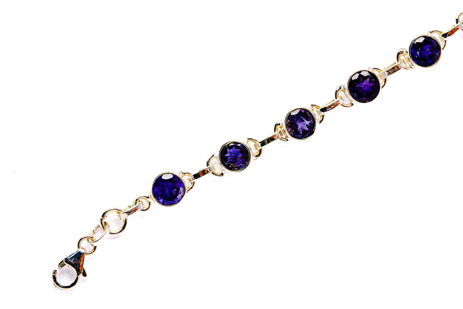 Tanzanite Bracelets handcrafted by Ana Silver Co - BR90034 - Photo 3