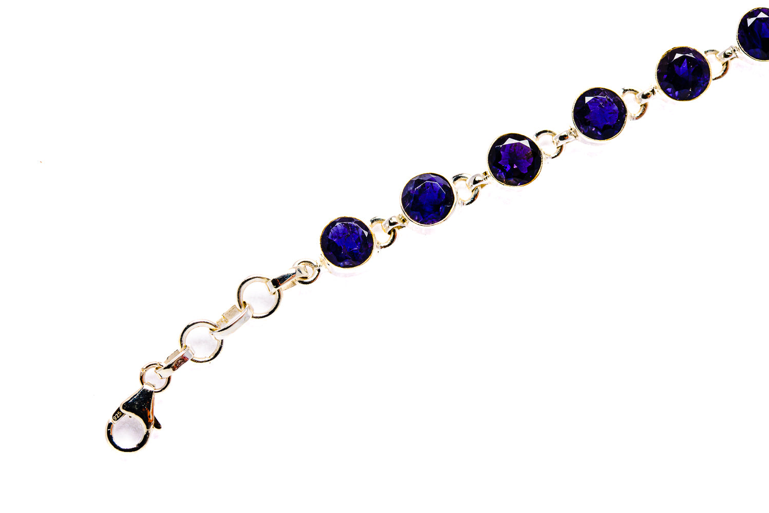 Tanzanite Bracelets handcrafted by Ana Silver Co - BR90035 - Photo 3