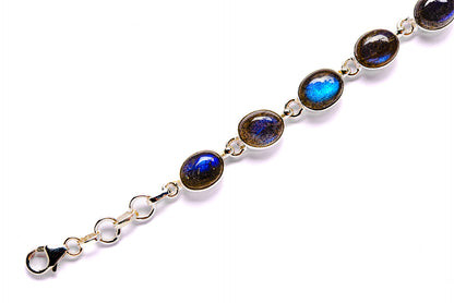 Labradorite Bracelets handcrafted by Ana Silver Co - BR90044 - Photo 3