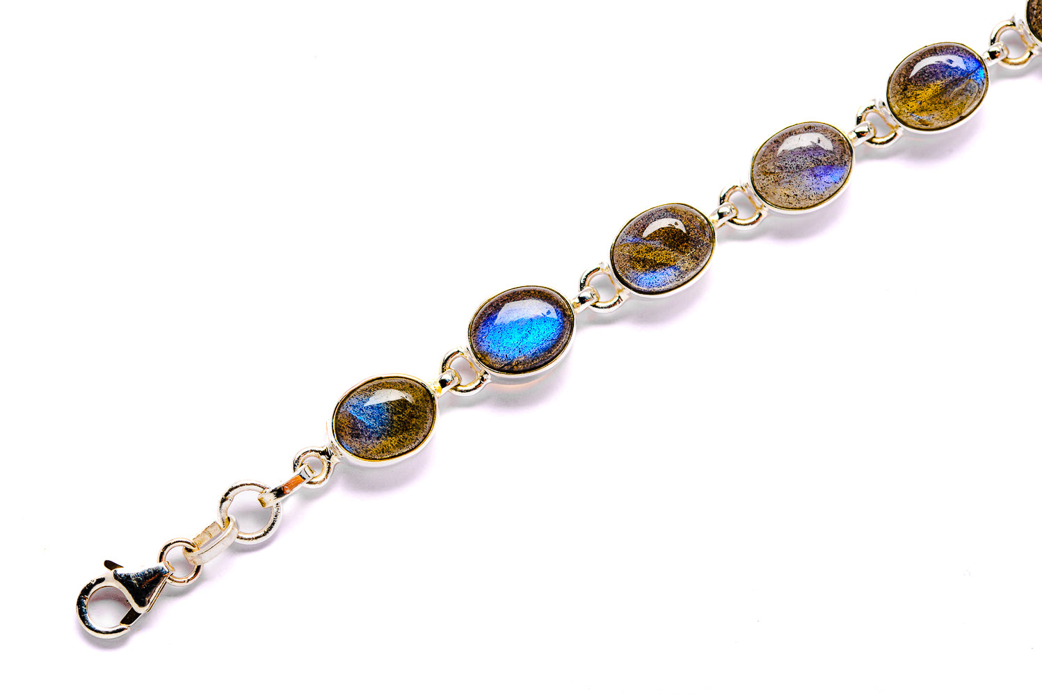 Labradorite Bracelets handcrafted by Ana Silver Co - BR90045 - Photo 3