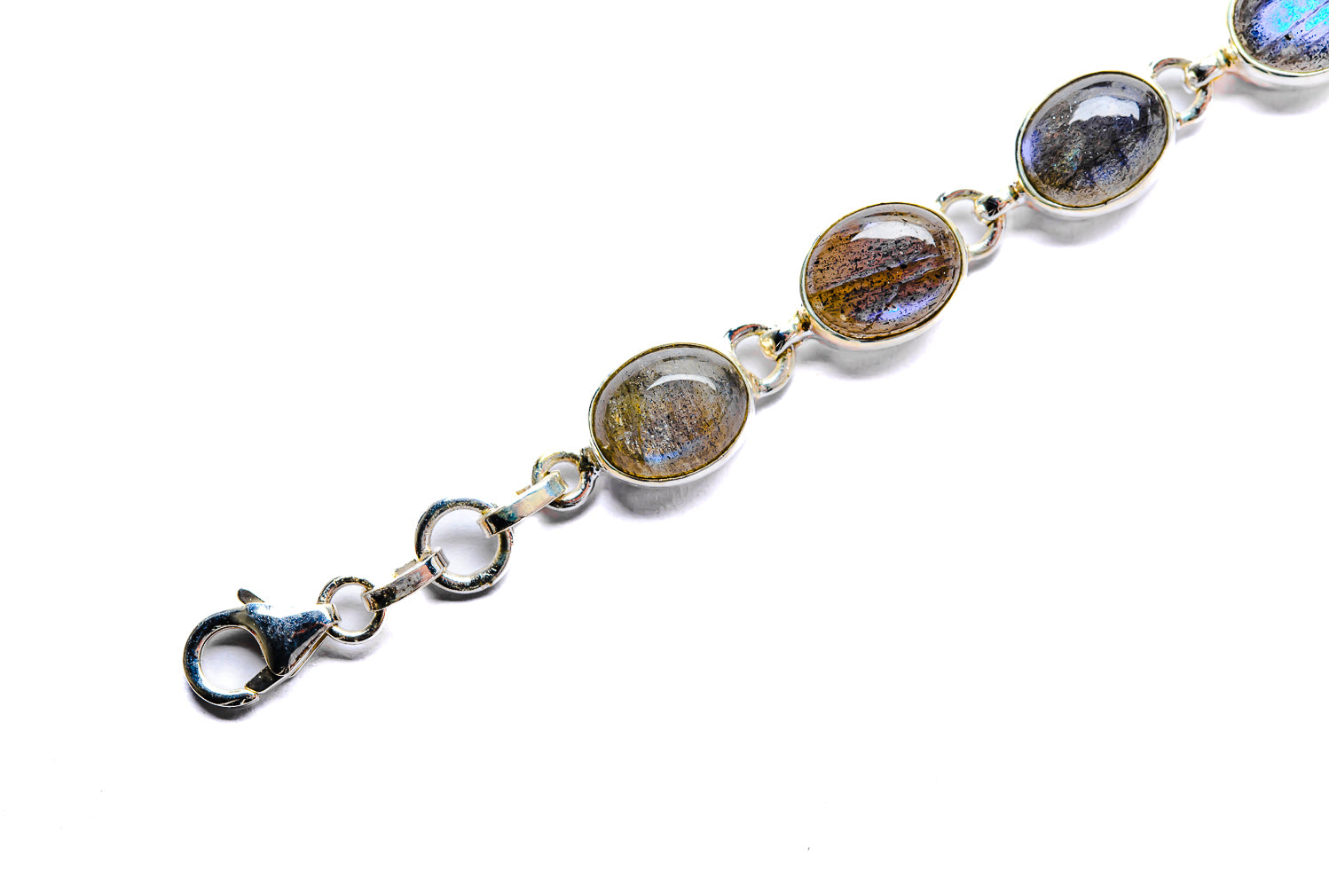 Labradorite Bracelets handcrafted by Ana Silver Co - BR90061
