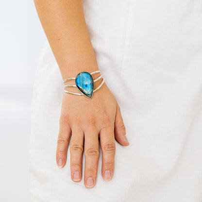 Labradorite Bracelets handcrafted by Ana Silver Co - BR90064