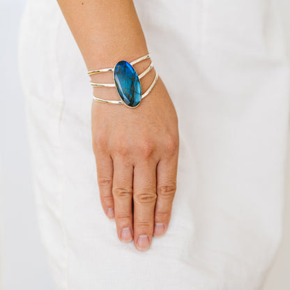 Labradorite Bracelets handcrafted by Ana Silver Co - BR90065