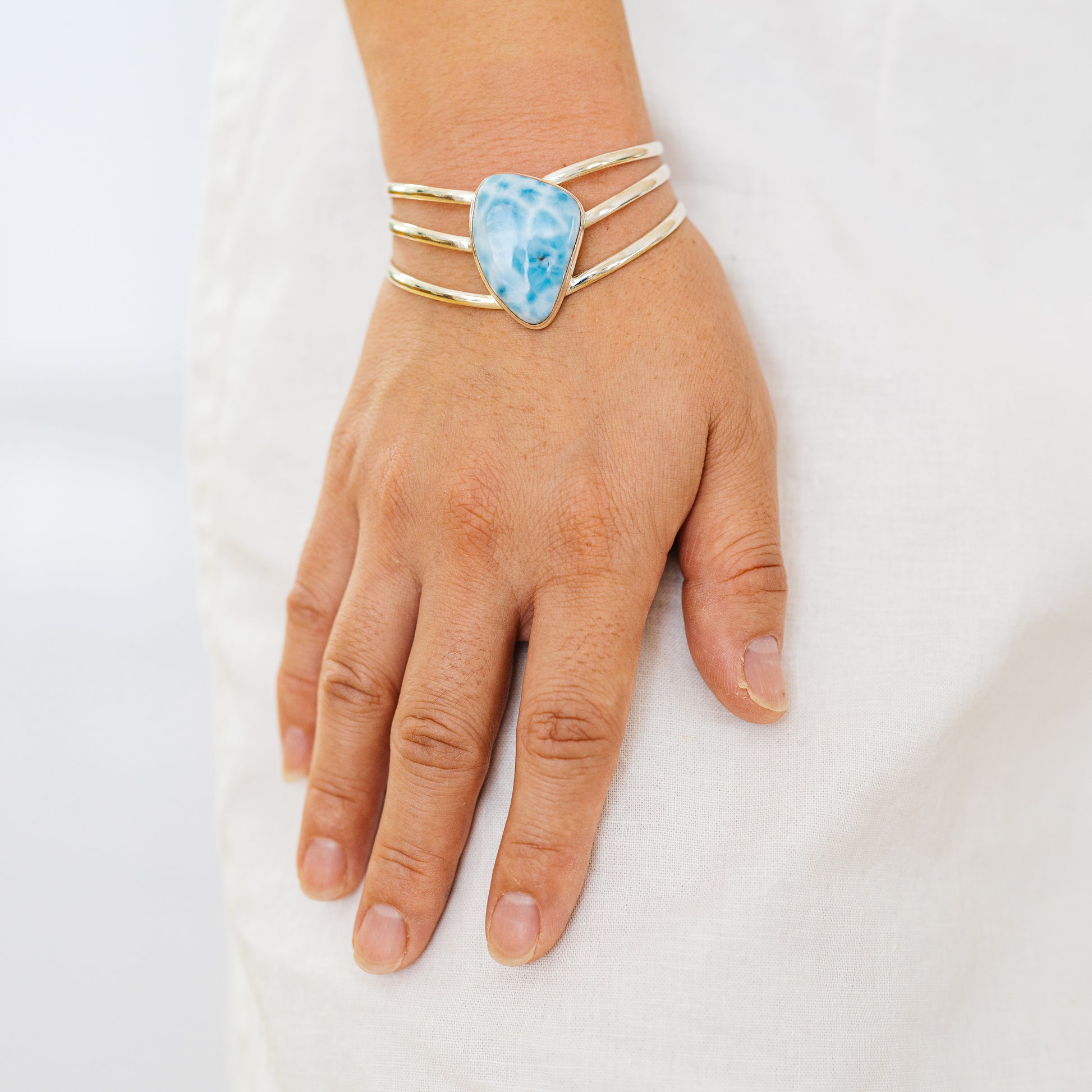 Larimar Bracelets handcrafted by Ana Silver Co - BR90074