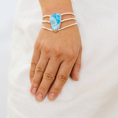 Larimar Bracelets handcrafted by Ana Silver Co - BR90078