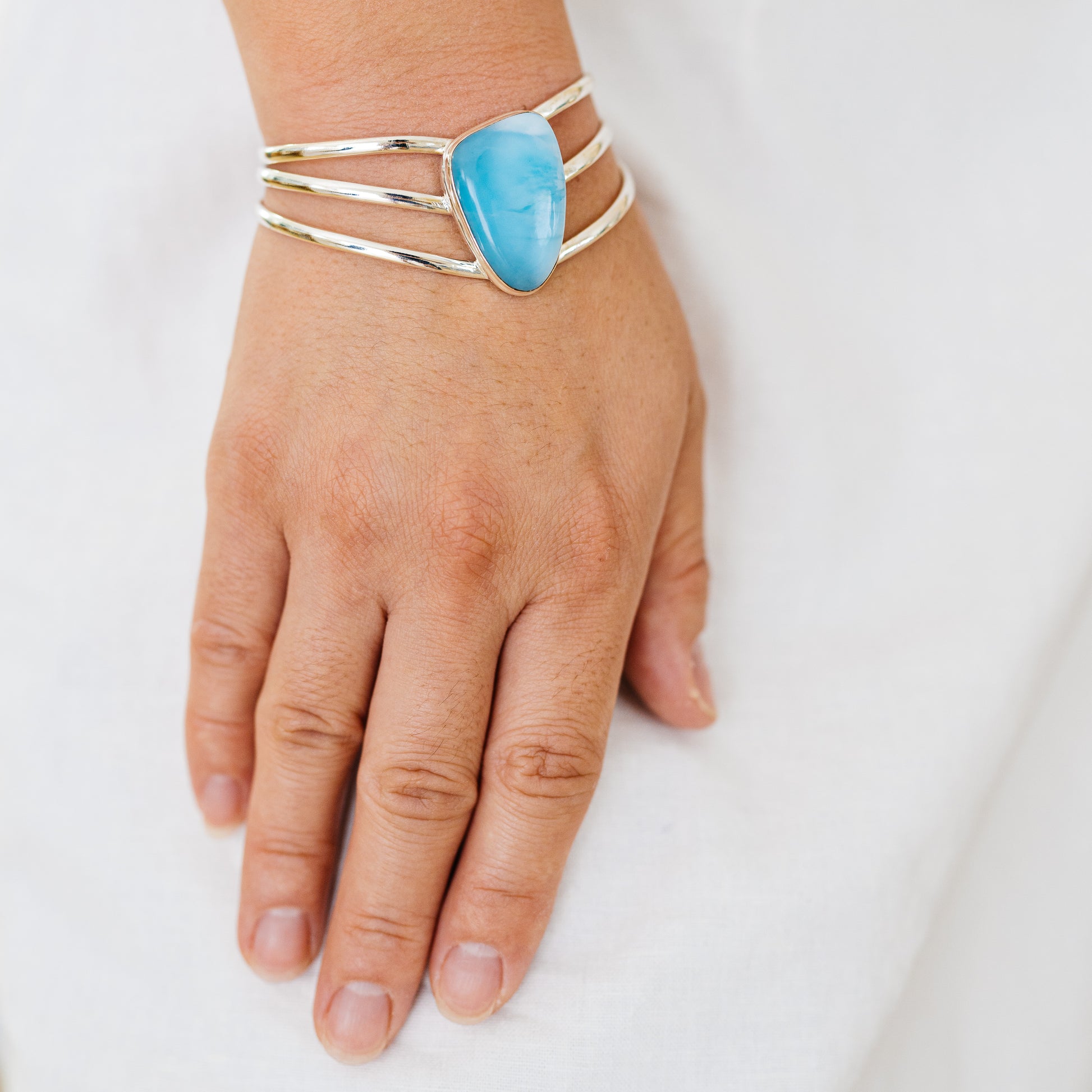 Larimar Bracelets handcrafted by Ana Silver Co - BR90080