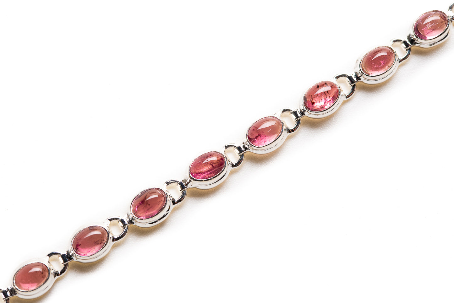 Pink Tourmaline Bracelets handcrafted by Ana Silver Co - BR876364