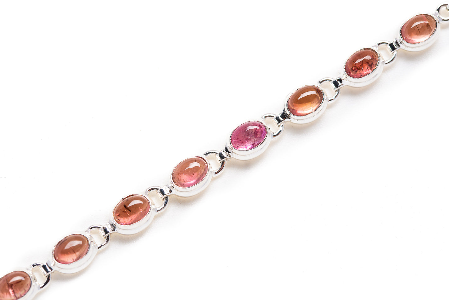 Pink Tourmaline Bracelets handcrafted by Ana Silver Co - BR876365
