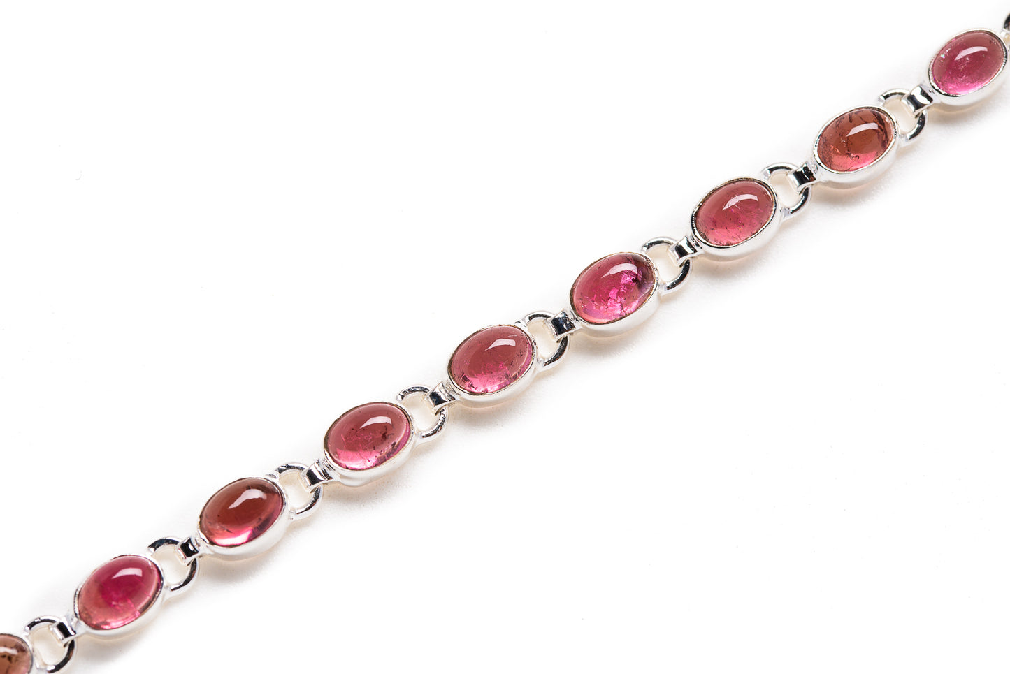 Pink Tourmaline Bracelets handcrafted by Ana Silver Co - BR876370
