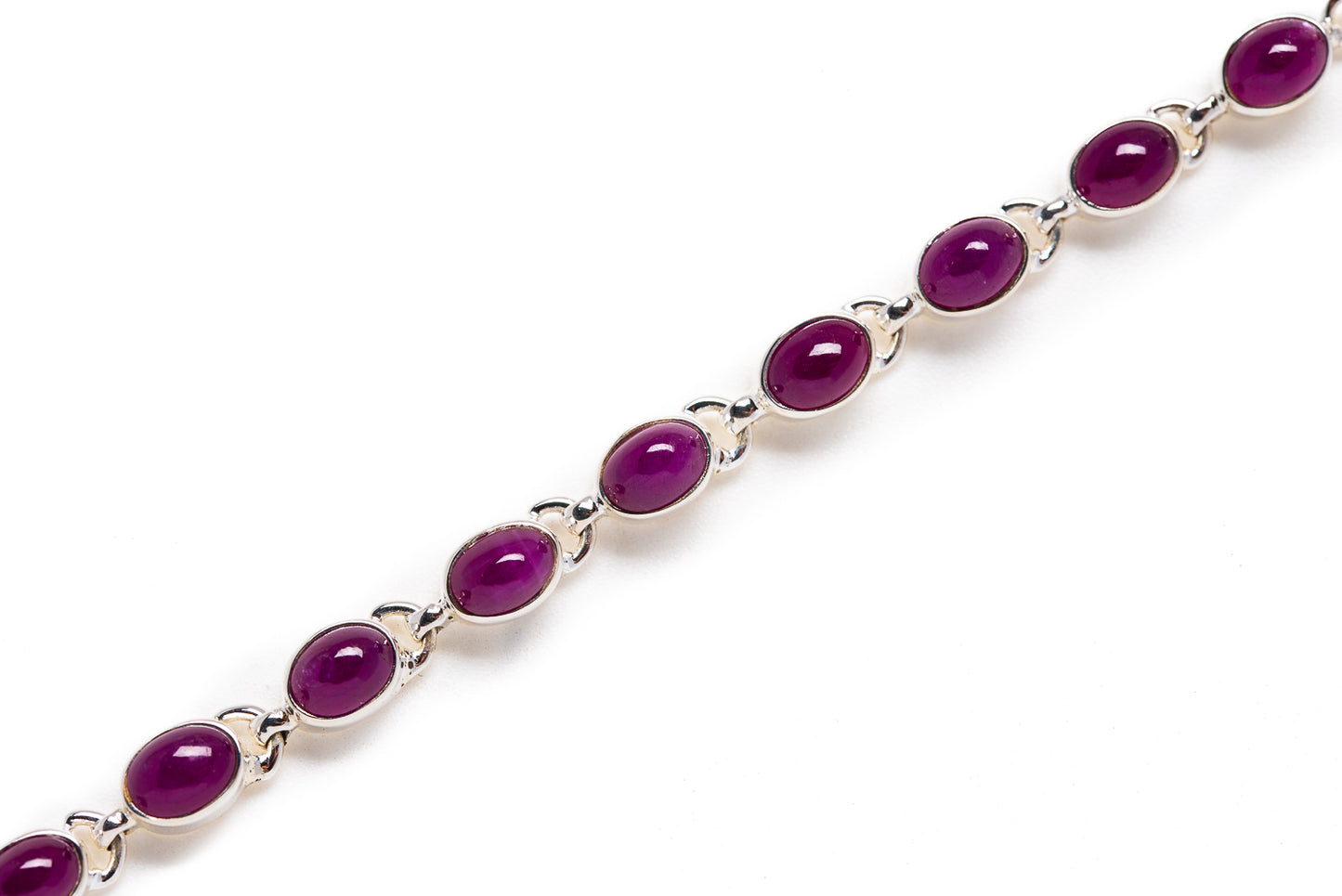 Ruby Bracelets handcrafted by Ana Silver Co - BR876371
