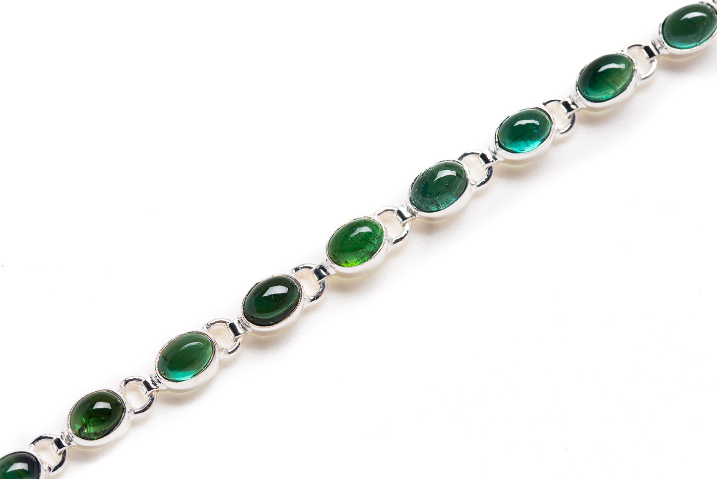 Green Tourmaline Bracelets handcrafted by Ana Silver Co - BR876373