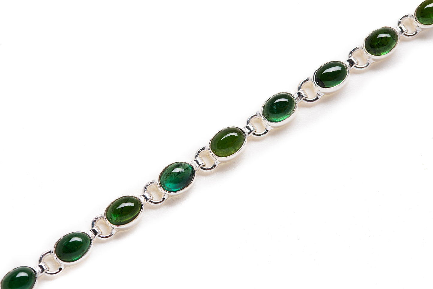 Green Tourmaline Bracelets handcrafted by Ana Silver Co - BR876374