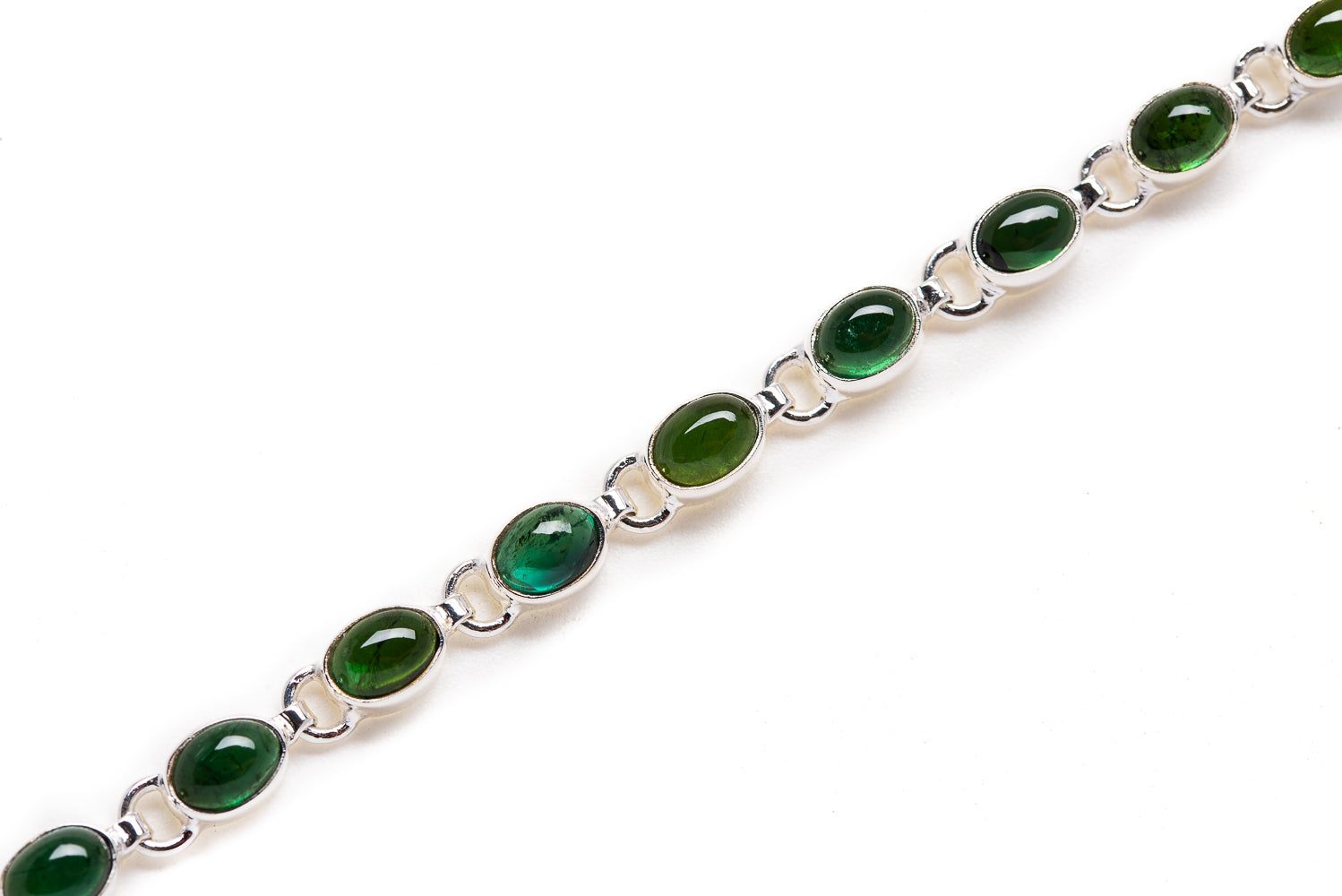 Green Tourmaline Bracelets handcrafted by Ana Silver Co - BR876374