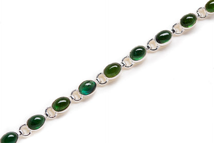 Green Tourmaline Bracelets handcrafted by Ana Silver Co - BR876374