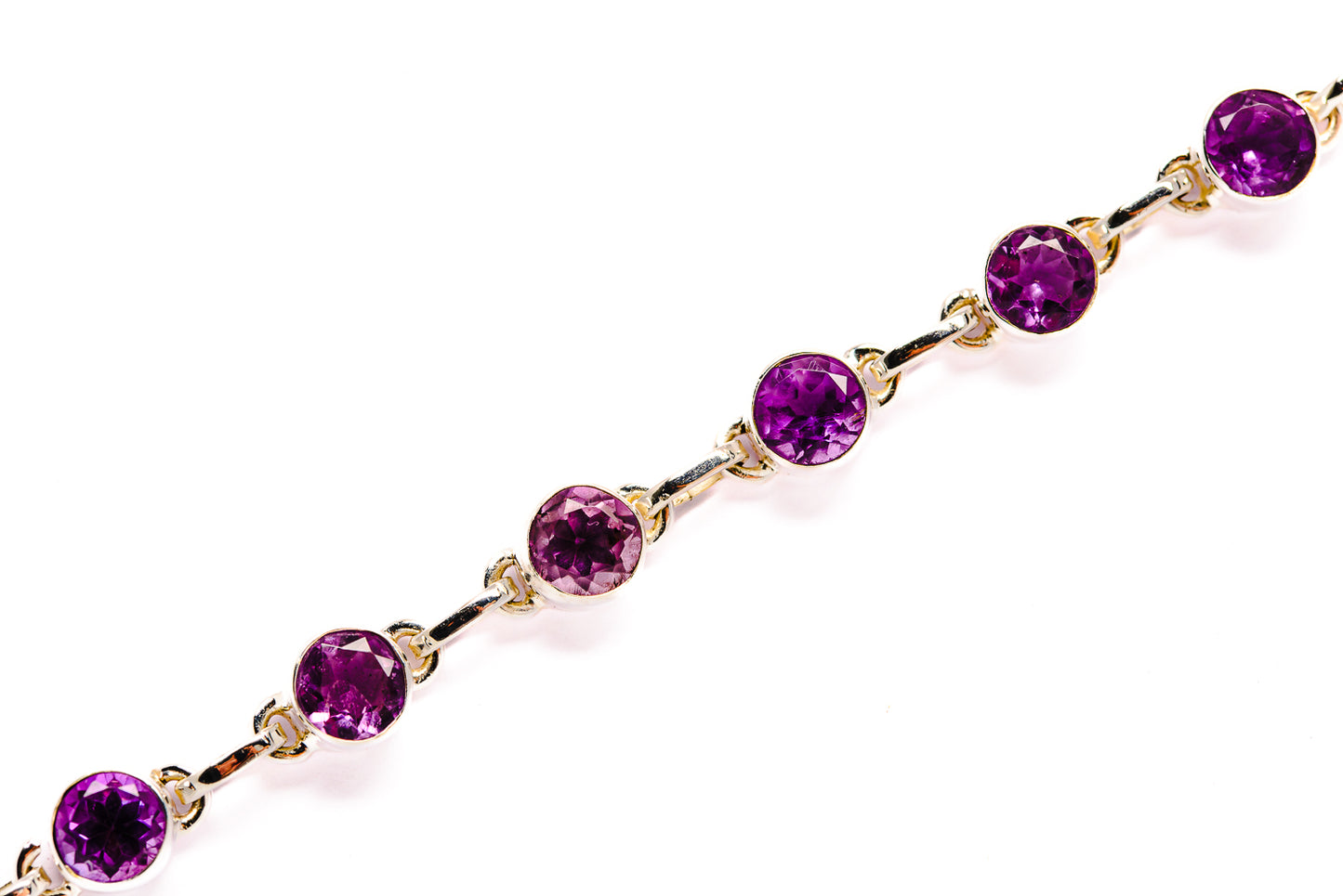 Amethyst Bracelets handcrafted by Ana Silver Co - BR876385