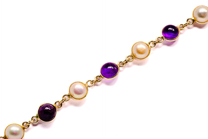 Amethyst Bracelets handcrafted by Ana Silver Co - BR90016 - Photo 2