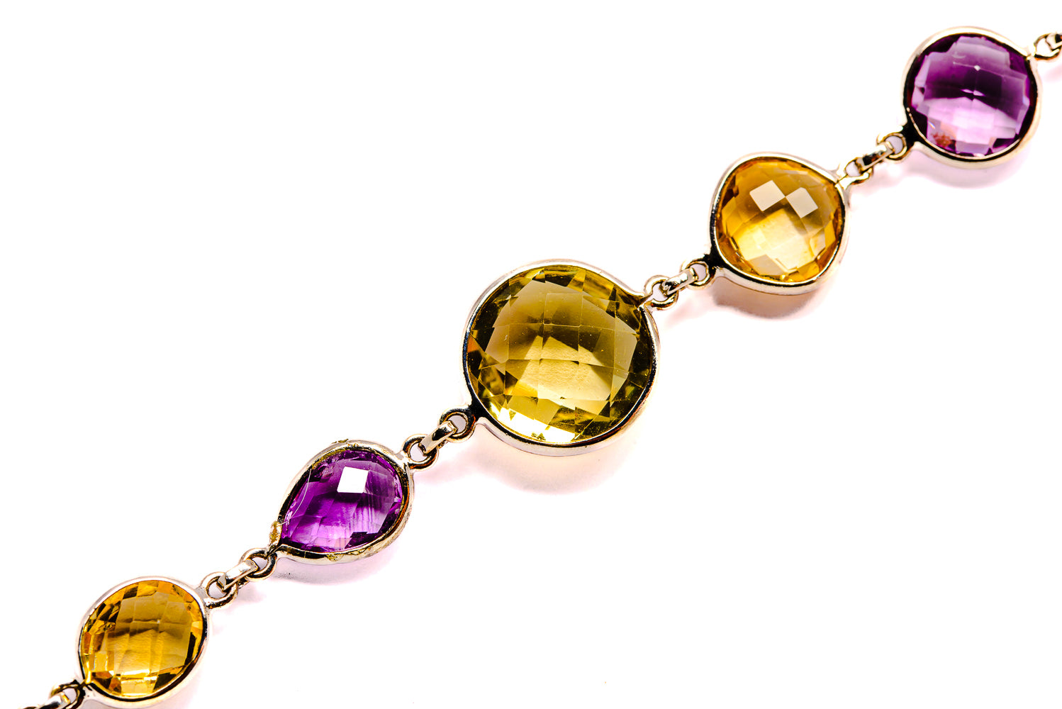 Citrine Bracelets handcrafted by Ana Silver Co - BR90017
