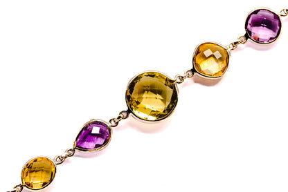 Citrine Bracelets handcrafted by Ana Silver Co - BR90017