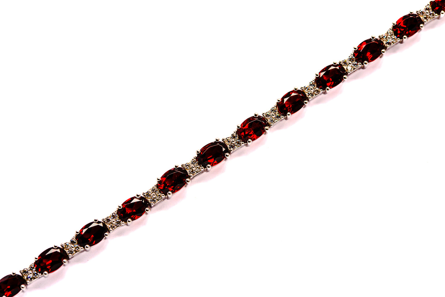 Garnet Bracelets handcrafted by Ana Silver Co - BR90022